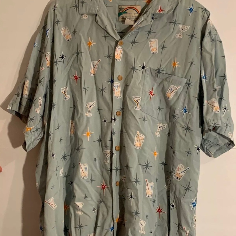 Paradise Found Shirt Vntg Bowling Cocktail Lounge